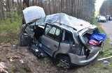 Wypadek w Radawie. 20-letni kierowca z gm. Wiązownica uderzył w drzewo. Młody człowiek zginął na miejscu [ZDJĘCIA]
