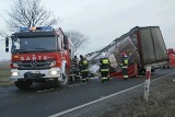 Wypadek na drodze Wrocław - Świdnica. Trasa już przejezdna [ZDJĘCIA]
