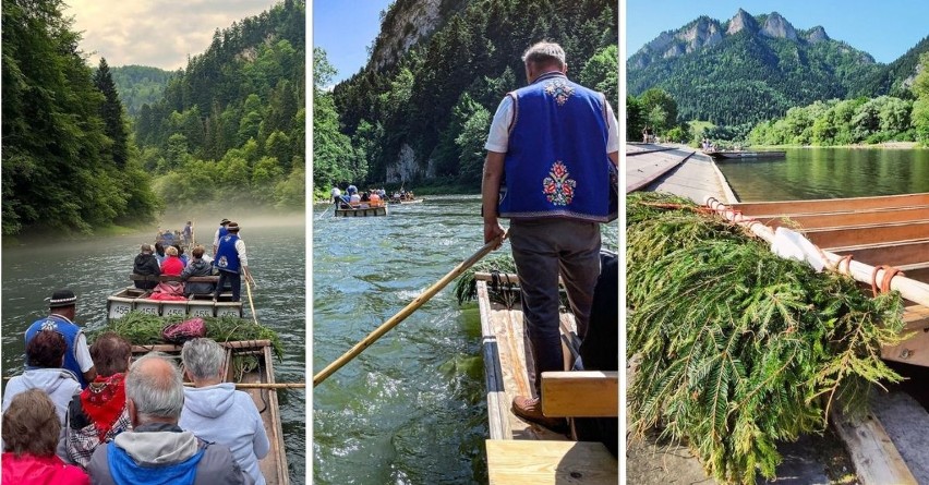 Spływ w Pieninach. Na tratwach pływających po Dunajcu coraz więcej turystów. "To będzie udany sezon"