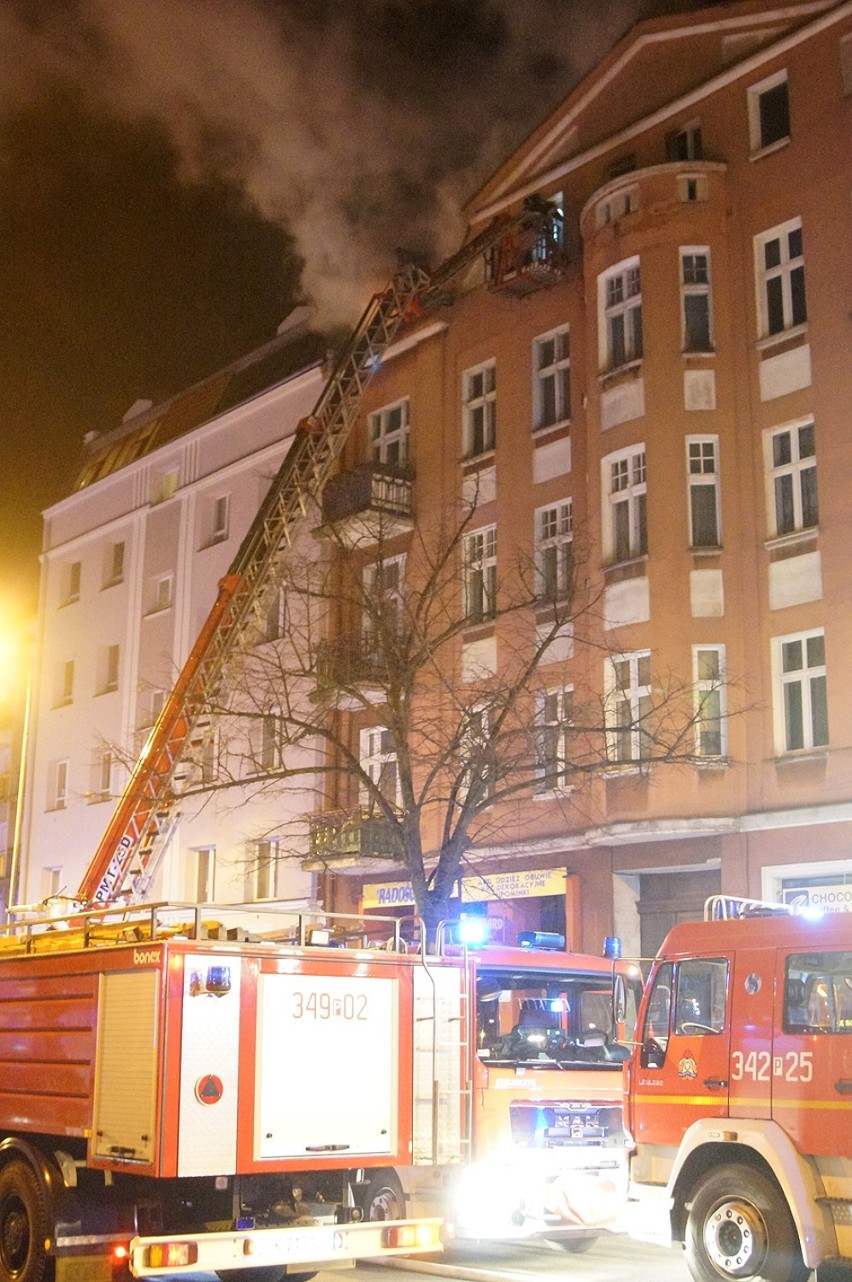 Tragiczny pożar kamienicy w Kaliszu