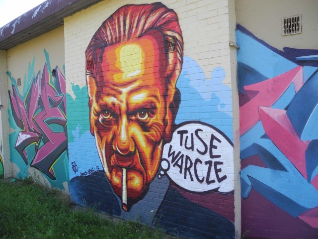 Zachwycające graffiti w Lęborku