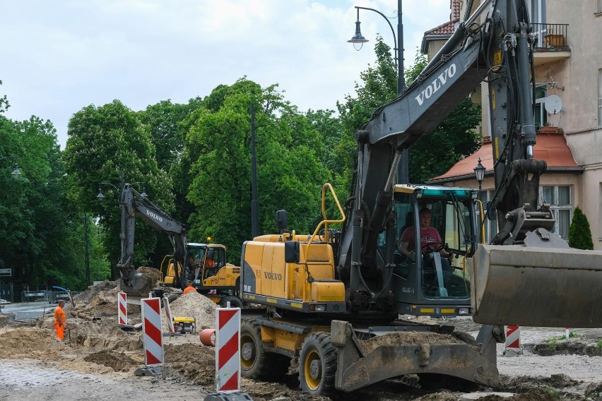 Przebudowa torowiska na ul. Bydgoskiej. Kolejne zmiany w organizacji ruchu czekają na kierowców od 31 maja