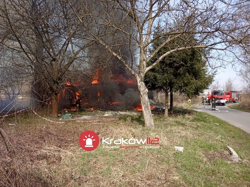 Pożar w Krakowie - zdjęcia dzięki uprzejmości serwisu Kraków...