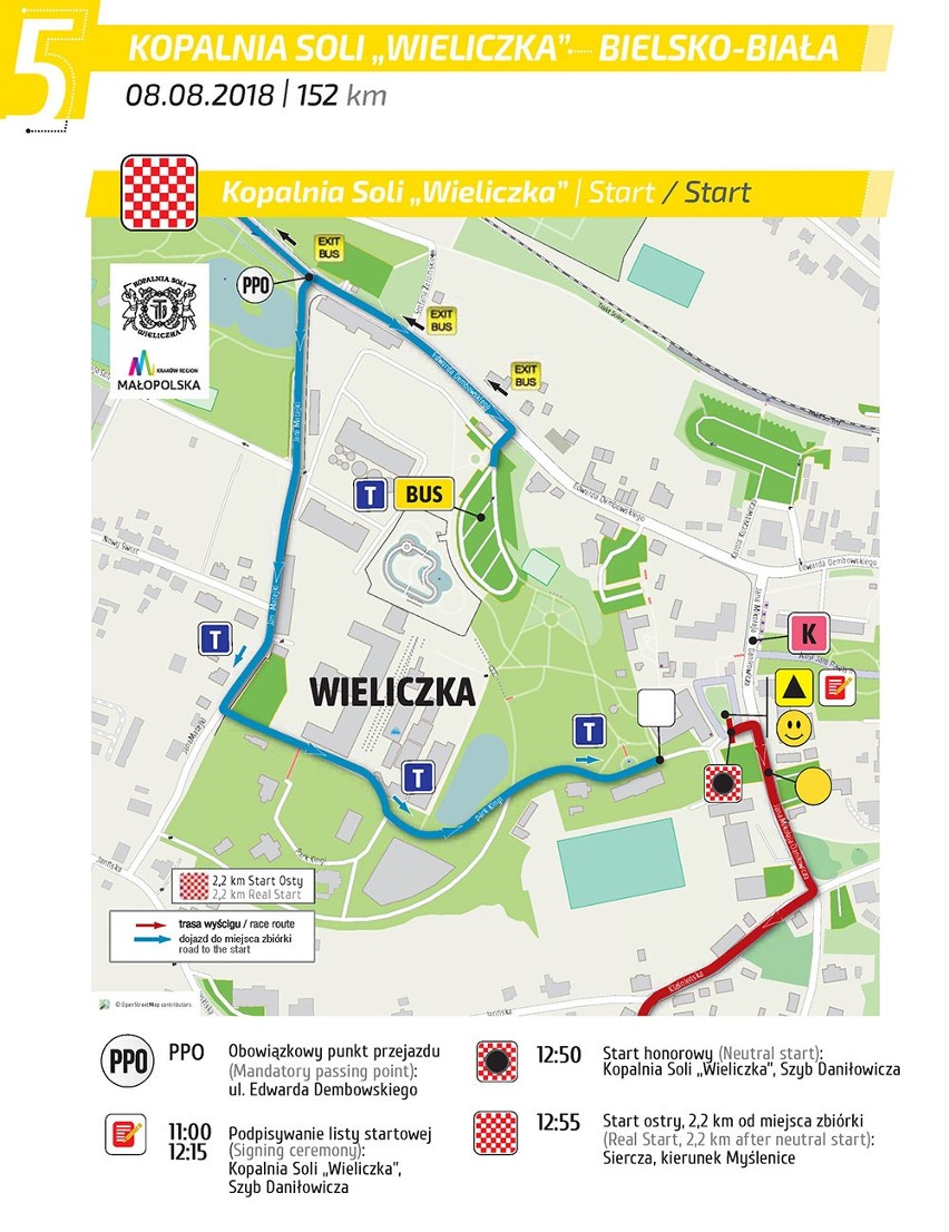 Tour de Pologne 2018: Etap 5 Kopalnia Soli Wieliczka -...