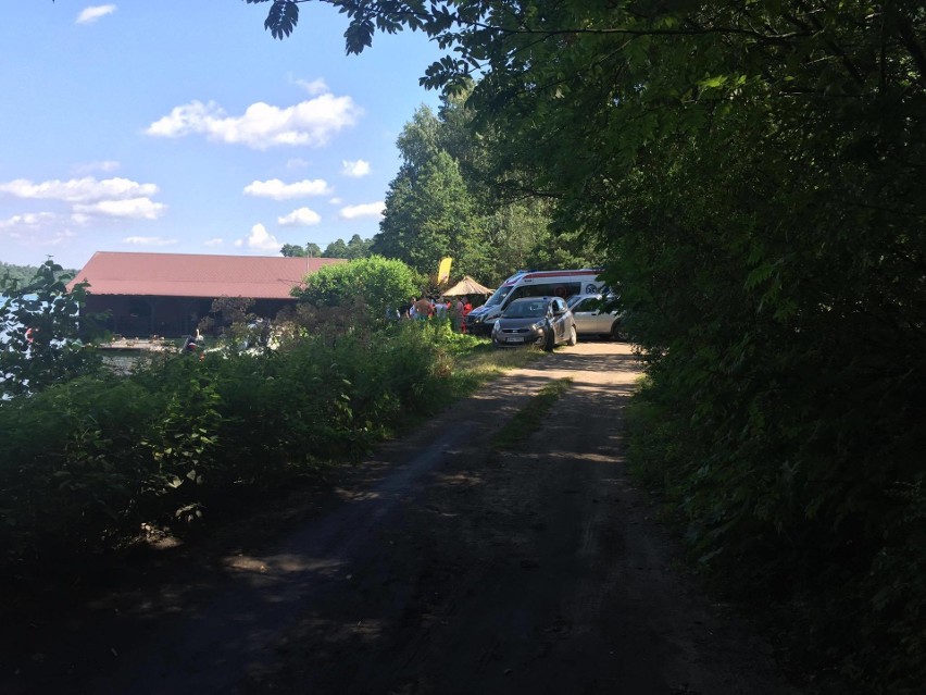 Augustów. Rybakówka. Mężczyzna utonął na plaży nad jeziorem...