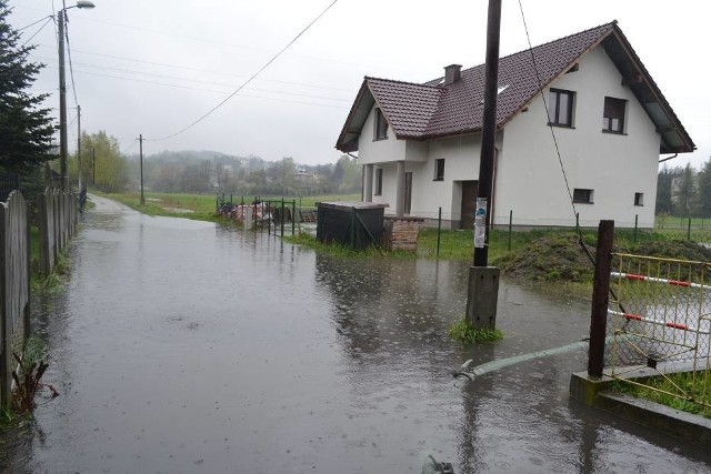 Bilans ulewy w Rybniku: Zalane ulice