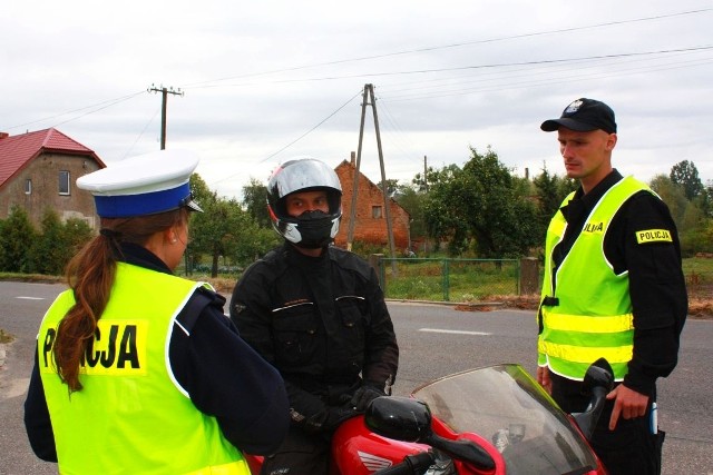 Kierowcy byli zaskoczenie, że tuż za pierwszym patrolem czekał na nich nastepny