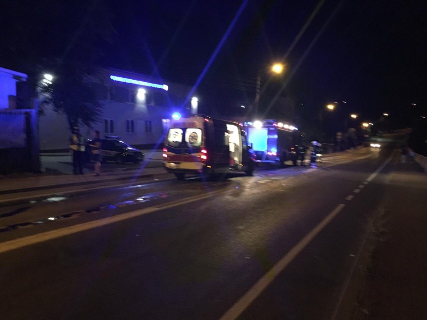 Wypadek w Łagowie. Jedna osoba w szpitalu [WIDEO, ZDJĘCIA]