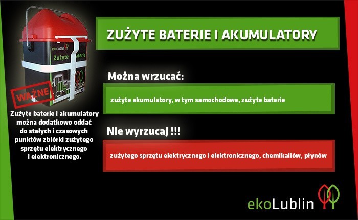 Przynieś zużyte baterie, a dostaniesz od miasta upominek. To w ramach akcji dnia recyklingu baterii