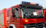 Samochód osobowy zapalił się nad Jeziorem Rożnowskim. Szybka akcja strażaków