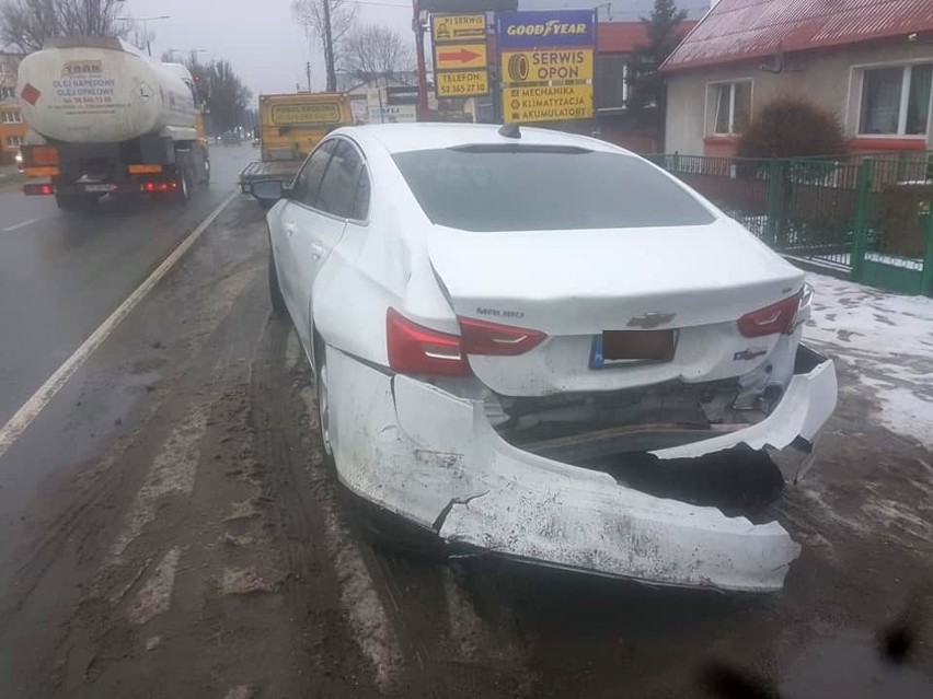 Karambol wyglądał groźnie, ale skończyło się bez...