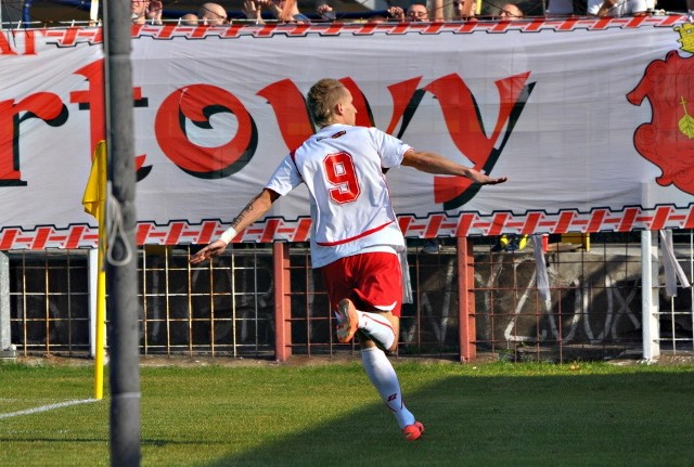 Mateusz Stąporski zagrał najlepszy mecz w ŁKS Łódź