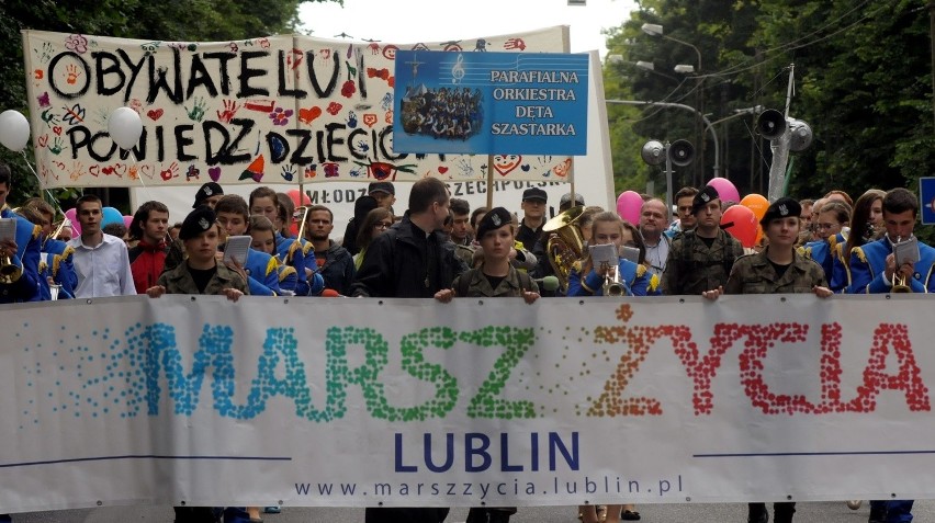 Marsz Życia przeszedł ulicami Lublina (ZDJĘCIA, WIDEO)
