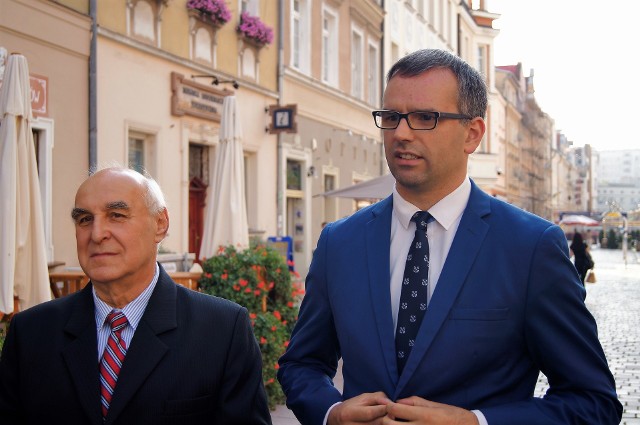 Jerzy Skubis, nr 1 listy Razem dla Opola z okręgu nr 2, oraz Krzysztof Drynda, lider RdO