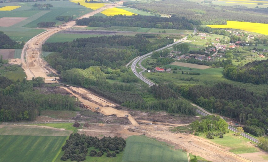 Odcinek Goleniów - Nowogard S6 w rejonie m. Kikorze  fot C....