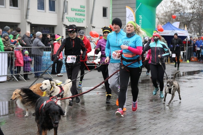 Bieg Walentynkowy 2017 w Dąbrowie Górniczej