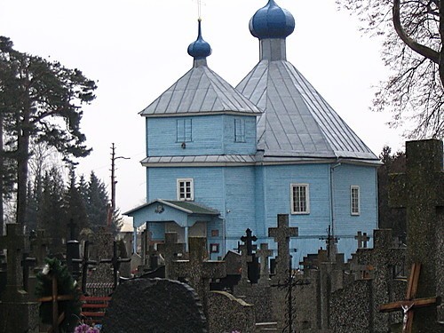 Prawosławna cerkiew Świętej Trójcy, czyli Troicka, pełni dziś rolę kaplicy na cmentarzu prawosławnym.
