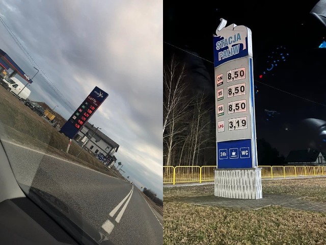 Takie ceny były w piątek, 25 lutego na stacji w Czajęcicach - gmina Waśniów, w powiecie ostrowieckim oraz w czwartek, 24 lutego wieczorem na stacji paliw w Niwach koło Daleszyc.