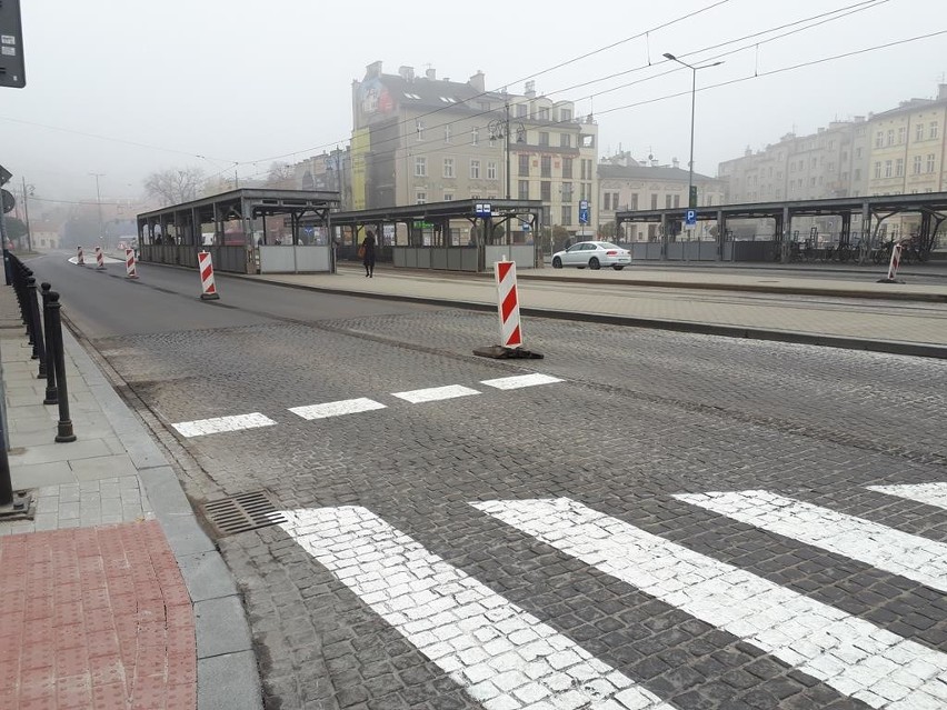 Przejście dla pieszych przy pl. Bohaterów Getta już działa!