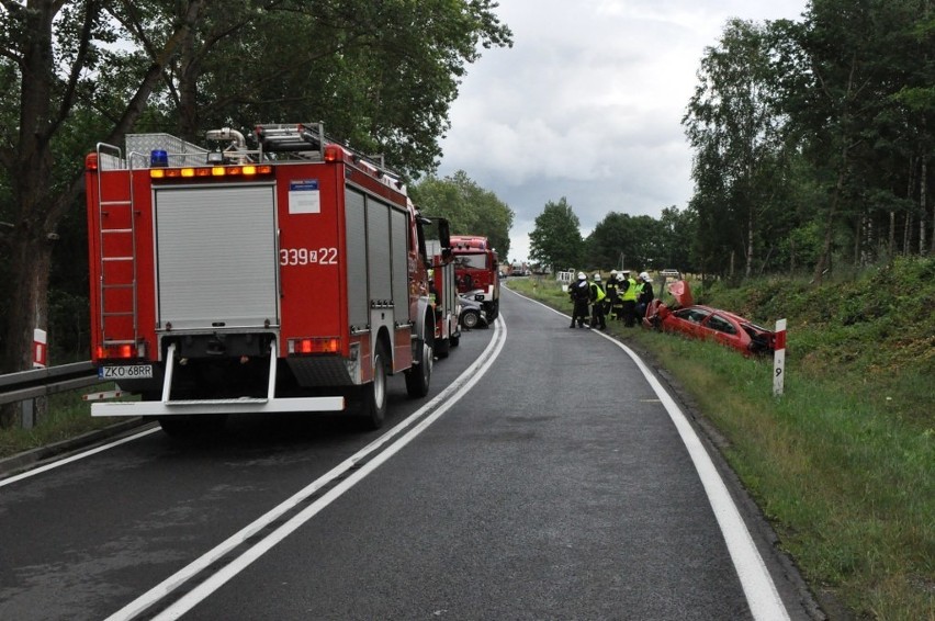 Wypadek na trasie Bobolice - Biały Bór