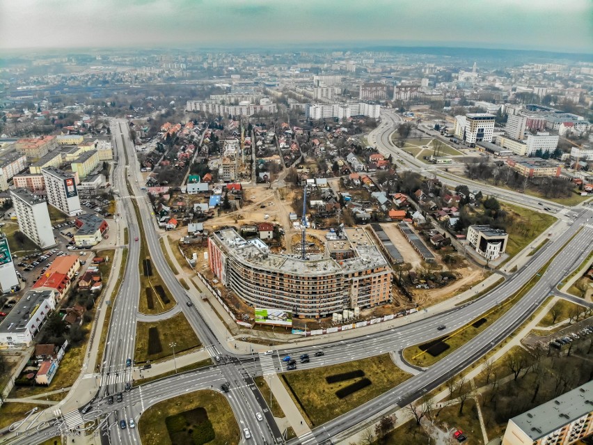Inwestycja budowlana przy skrzyżowaniu ulic Kaczorowskiego z...