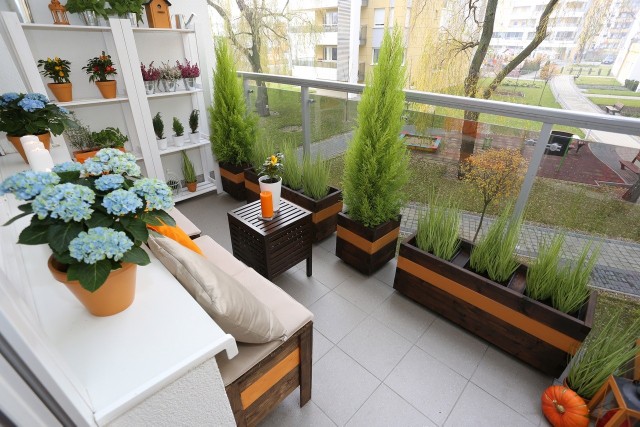 Balkon może stać się mini ogródkiem i miejscem wypoczynku.