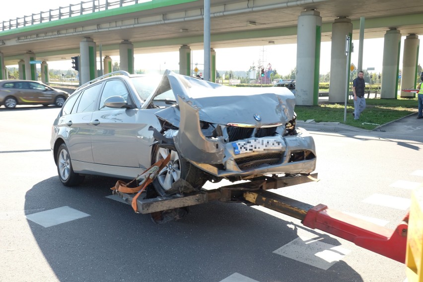 Wypadek na skrzyżowaniu ulic gen. Sosabowskiego i Kazimierza...