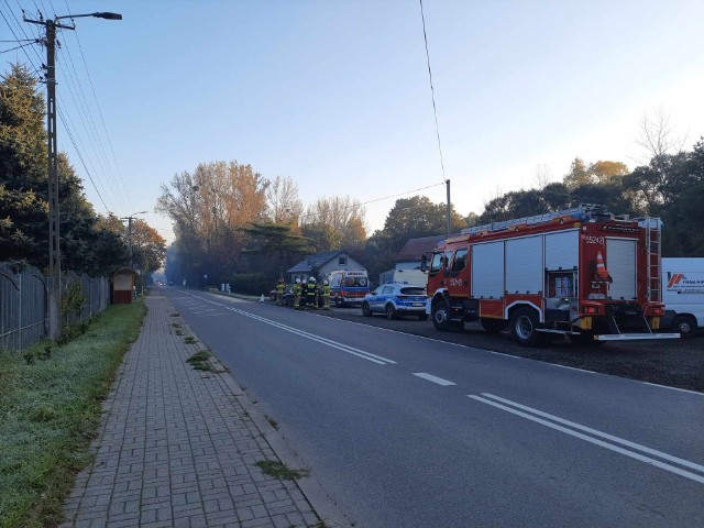 Wypadek na Beskidzkiej w Wieprzu