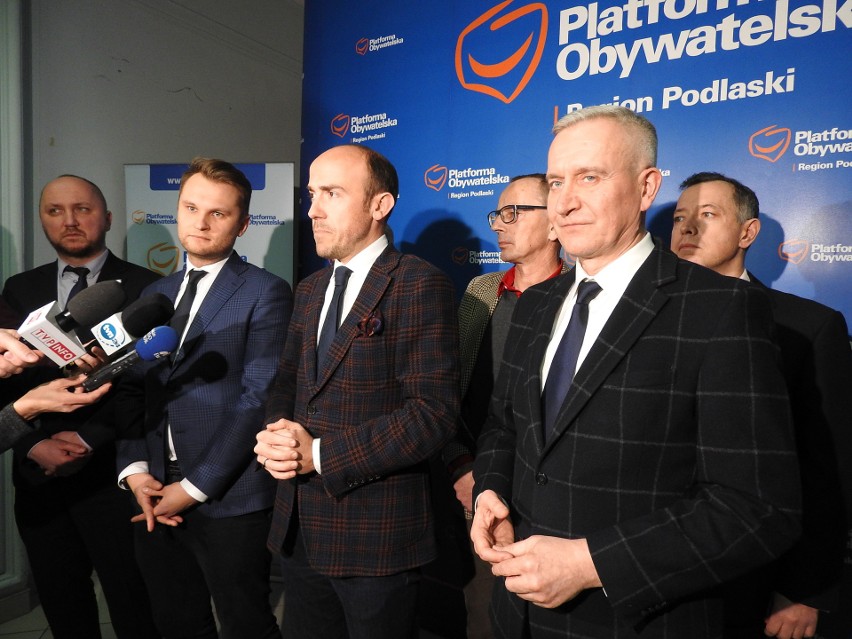 Borys Budka w Białymstoku. Przewodniczący PO omawiał z działaczami kampanię wyborczą Małgorzaty Kidawy-Błońskiej w województwie podlaskim