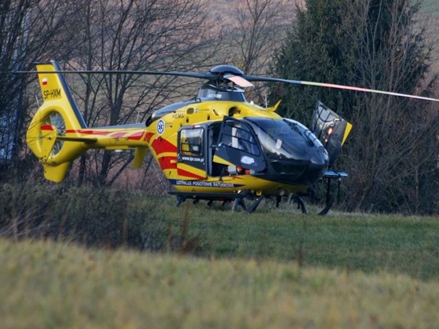 22-latka zabrał śmigłowiec Lotniczego Pogotowia Ratunkowego./