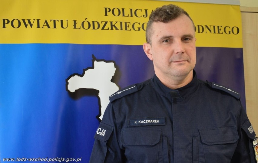 Mł. asp. Konrad Kaczmarek – KPP Łódź Wschód ( tel. 44...