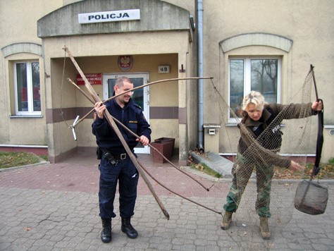 Sprzęt do połowu ryb odebrany kłusownikowi