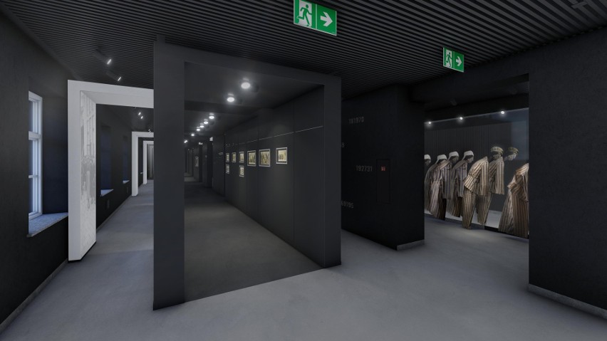 Wizualizacja nowej stałej wystawy w Muzeum Auschwitz...
