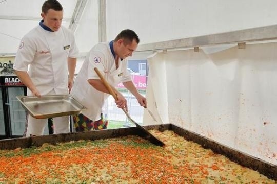 Wieliczka: Największa lasagne, czyli rekord Guinnessa