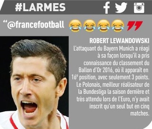 Lewandowski wyśmiał "Złotą Piłkę". Doczekał się złośliwej odpowiedzi Francuzów