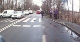 DRASTYCZNE Wypadek w Kochłowicach. Pieszy zginął na pasach [ZDJĘCIA + WIDEO]