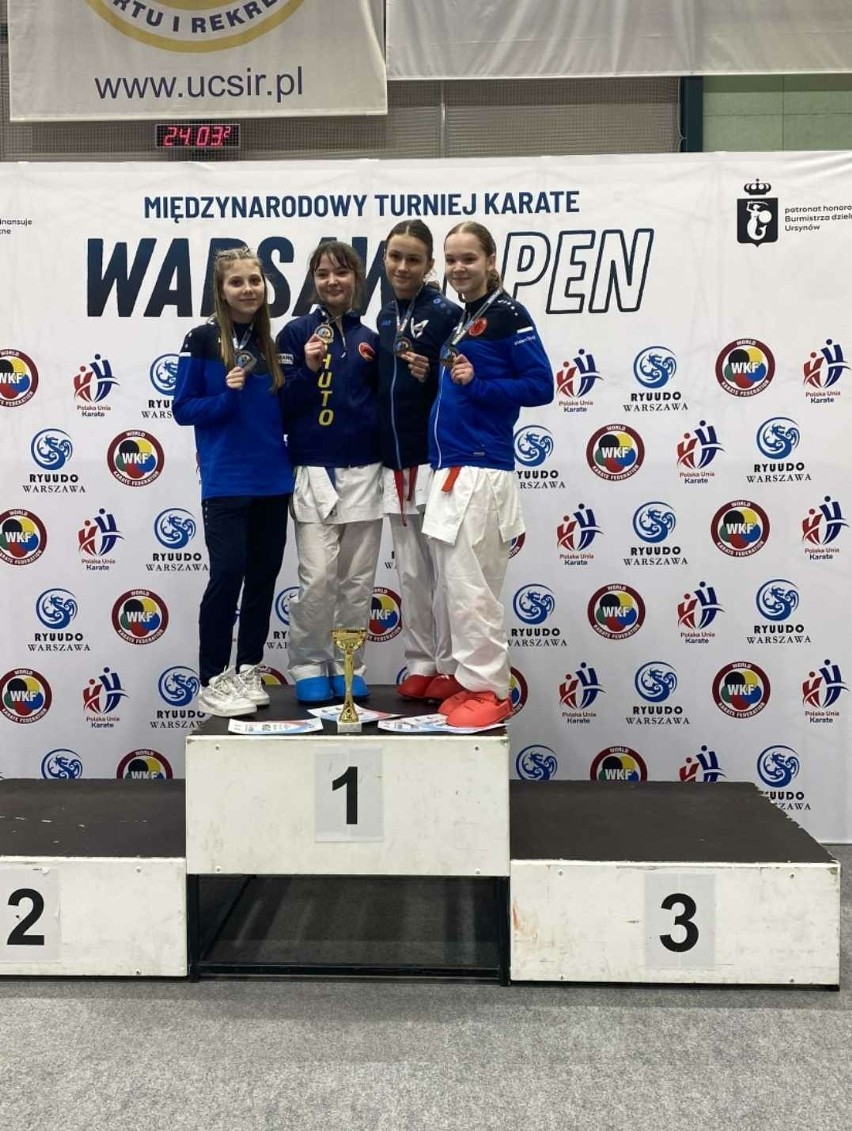  Warsaw Open. Worek medali młodych karateków KS Olimp