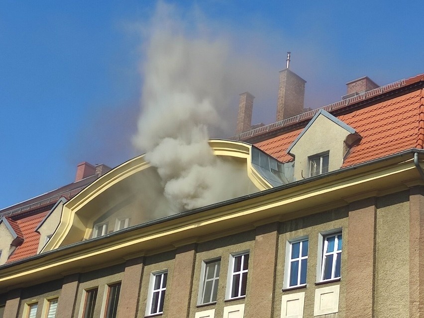 Pożar w Wałbrzychu 26.05.2023