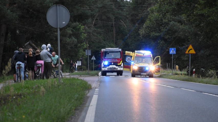 Wypadek w Urszulewie koło Rypina. Zderzenie autobusu jadącego z Grudziądza do Warszawy z samochodem osobowym