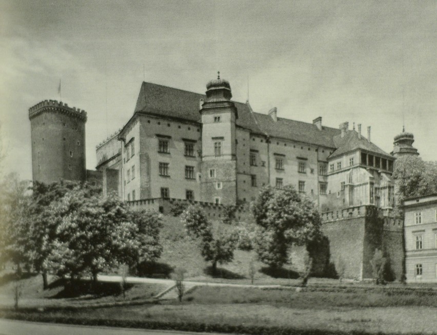 Wawel zamek widok od str. południowo-wschodniej
