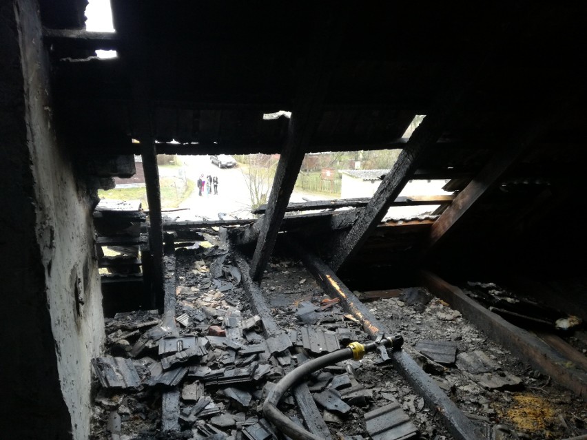 Strażacy walczyli z pożarem domu w Międzylesiu [ZDJĘCIA]