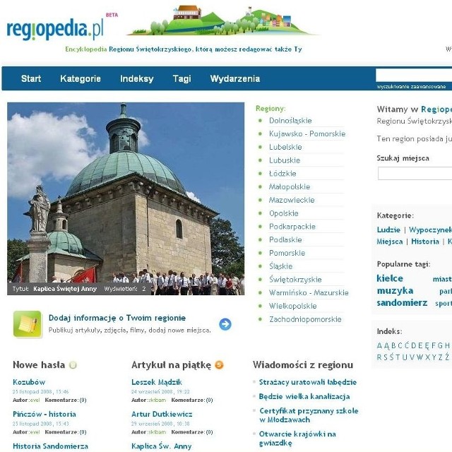 Portal internetowy www.regiopedia.pl stworzyliśmy dla Was, a teraz chcemy byście Wy go tworzyli.