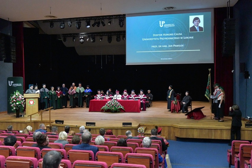 Prof. dr hab. Jan Pawełek doktorem honoris causa Uniwersytetu Przyrodniczego w Lublinie