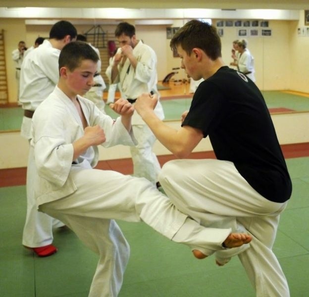 Zgrupowanie karate kyokushin w Ostrowi Maz.
