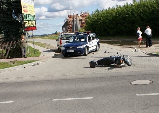 Na miejscu wypadku