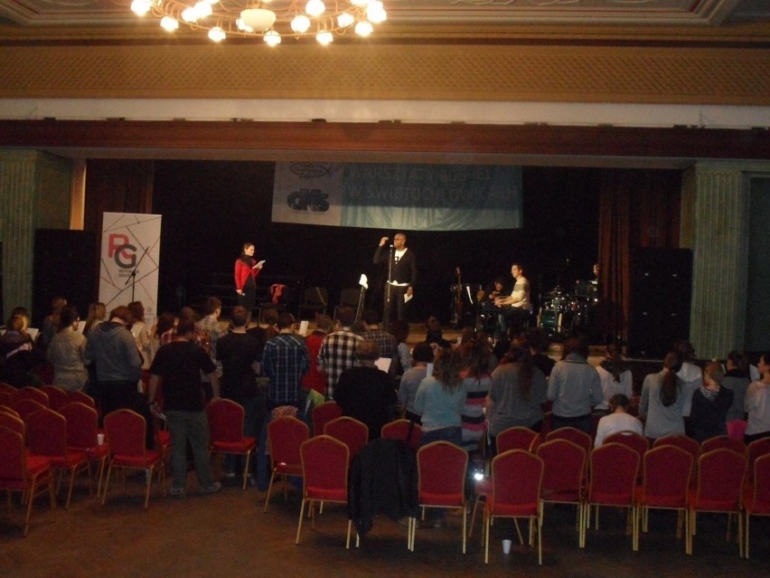 Uczestnicy II Warsztatów Gospel w Świętochłowicach