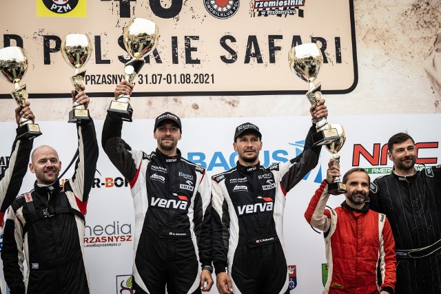 Dariusz Baśkiewicz i Tomasz Białkowski z Kamena Rally Team są na najlepszej drodze do zdobycia tytułu mistrza Europy