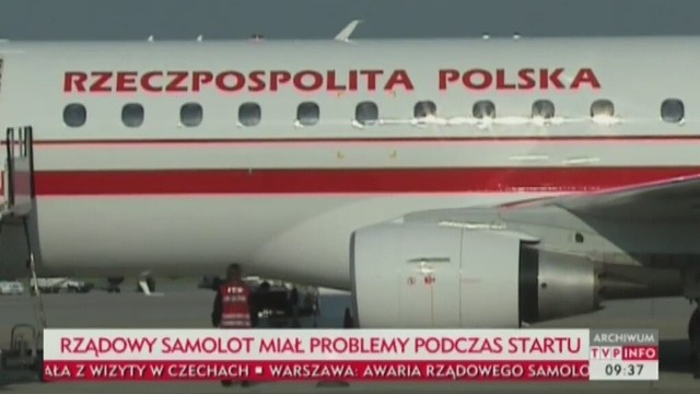 Awaria rządowego samolotu z Marszałkiem Sejmu