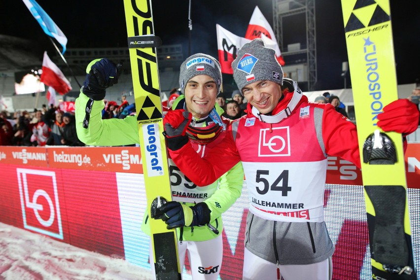 Kamil Stoch i Maciej Kot w Lillehammer