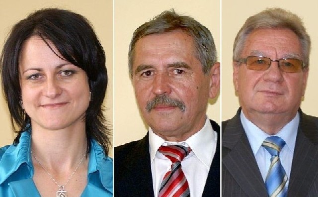 Od lewej: Bogusława Gębura, Tadeusz Bernaciak, Jerzy Stąporek